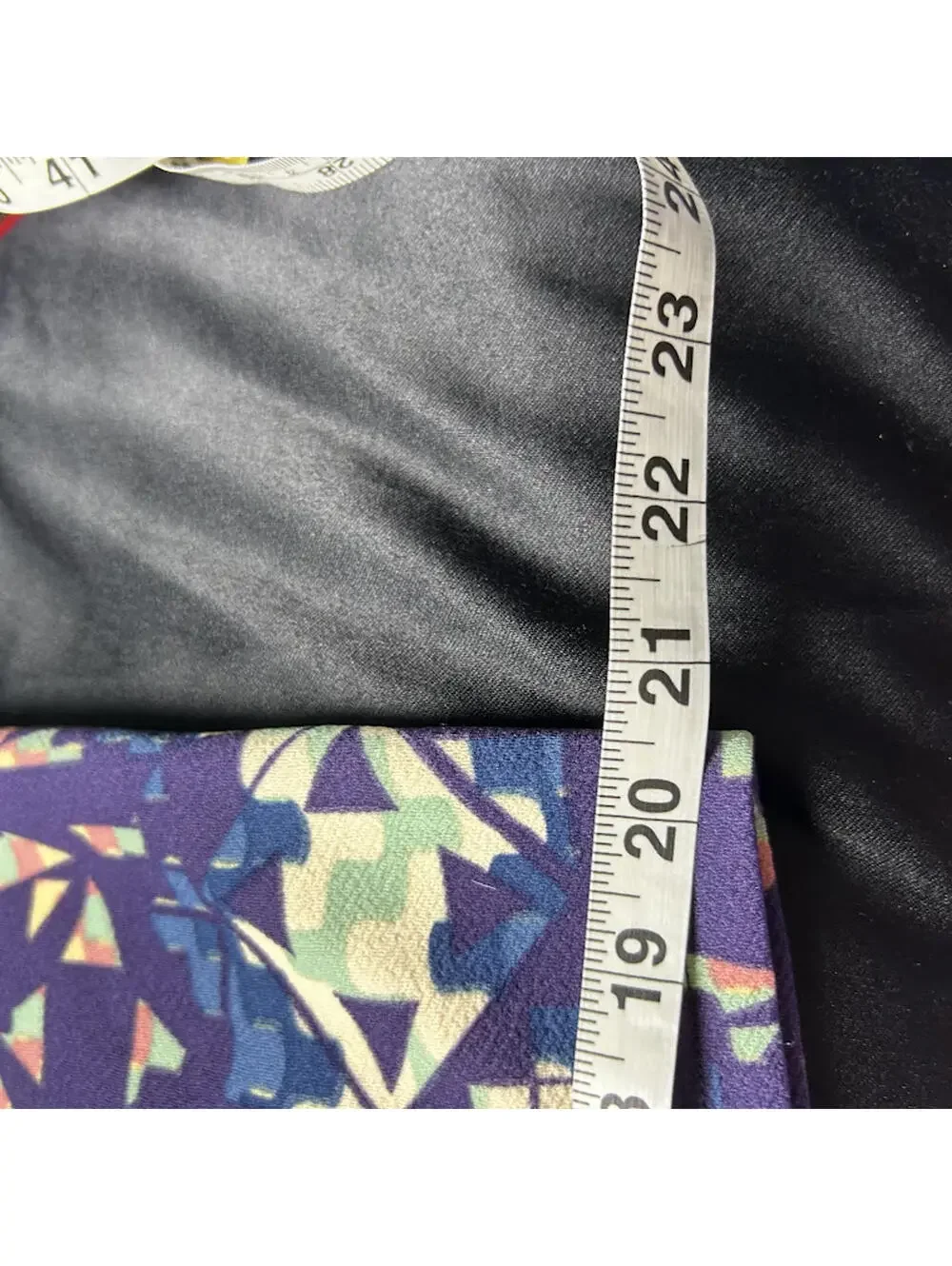 LuLaRoe Women’s Purple Multicolor Knee Length Skirt Size 3XL‎ NWT